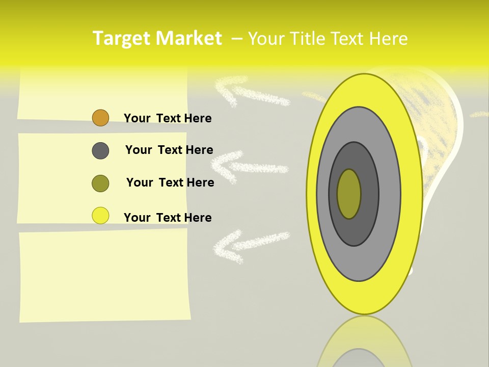 Three Creativity Lamp PowerPoint Template