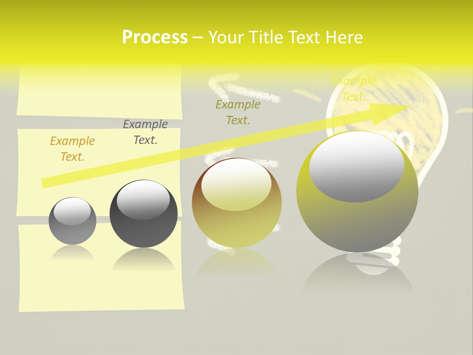 Three Creativity Lamp PowerPoint Template