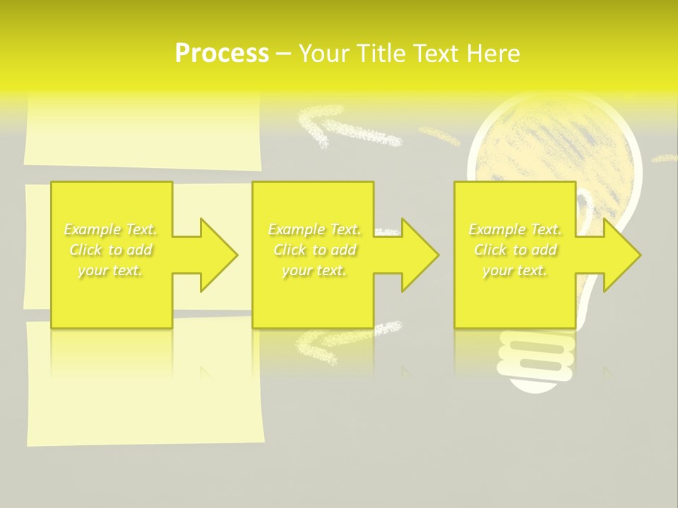Three Creativity Lamp PowerPoint Template