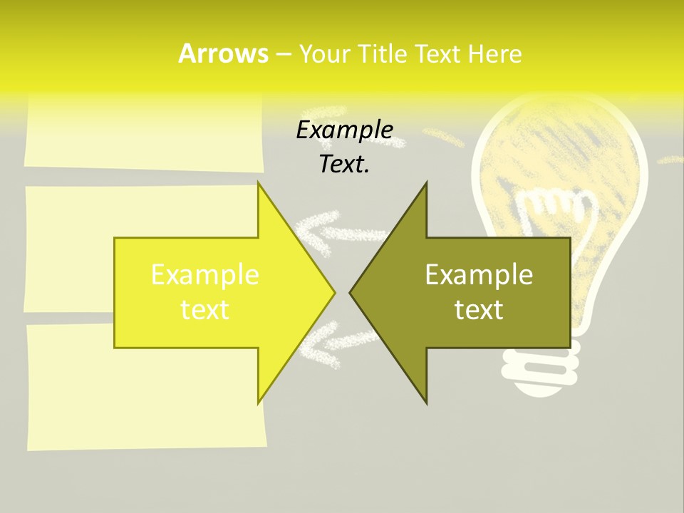 Three Creativity Lamp PowerPoint Template