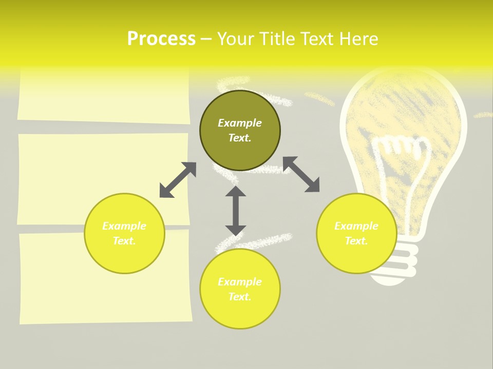Three Creativity Lamp PowerPoint Template