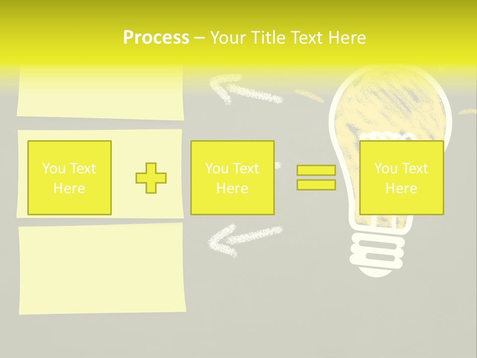 Three Creativity Lamp PowerPoint Template