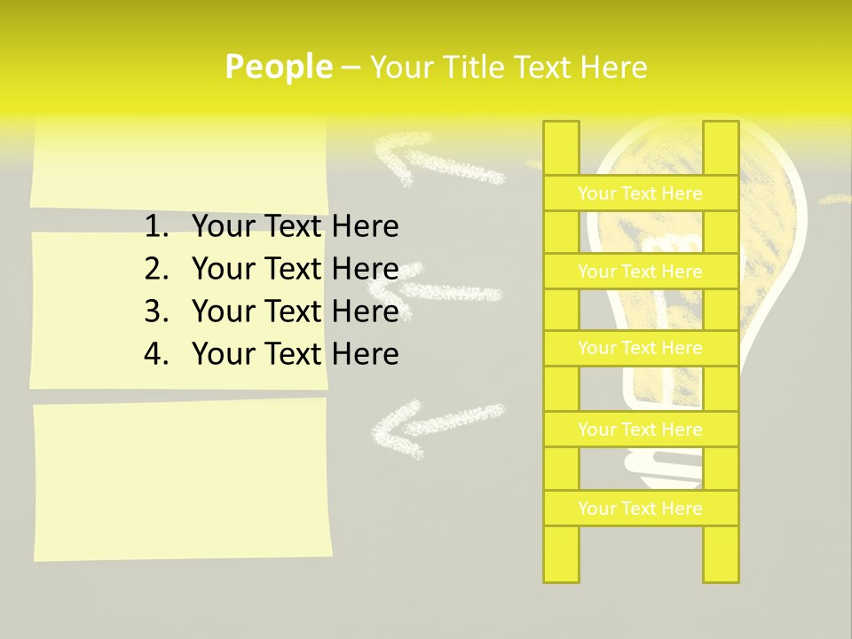 Three Creativity Lamp PowerPoint Template