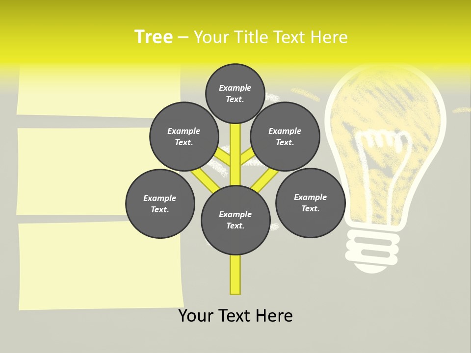 Three Creativity Lamp PowerPoint Template