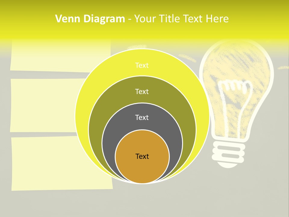 Three Creativity Lamp PowerPoint Template