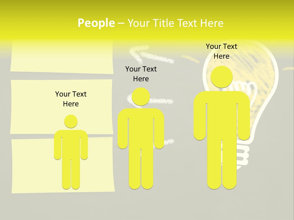 Three Creativity Lamp PowerPoint Template