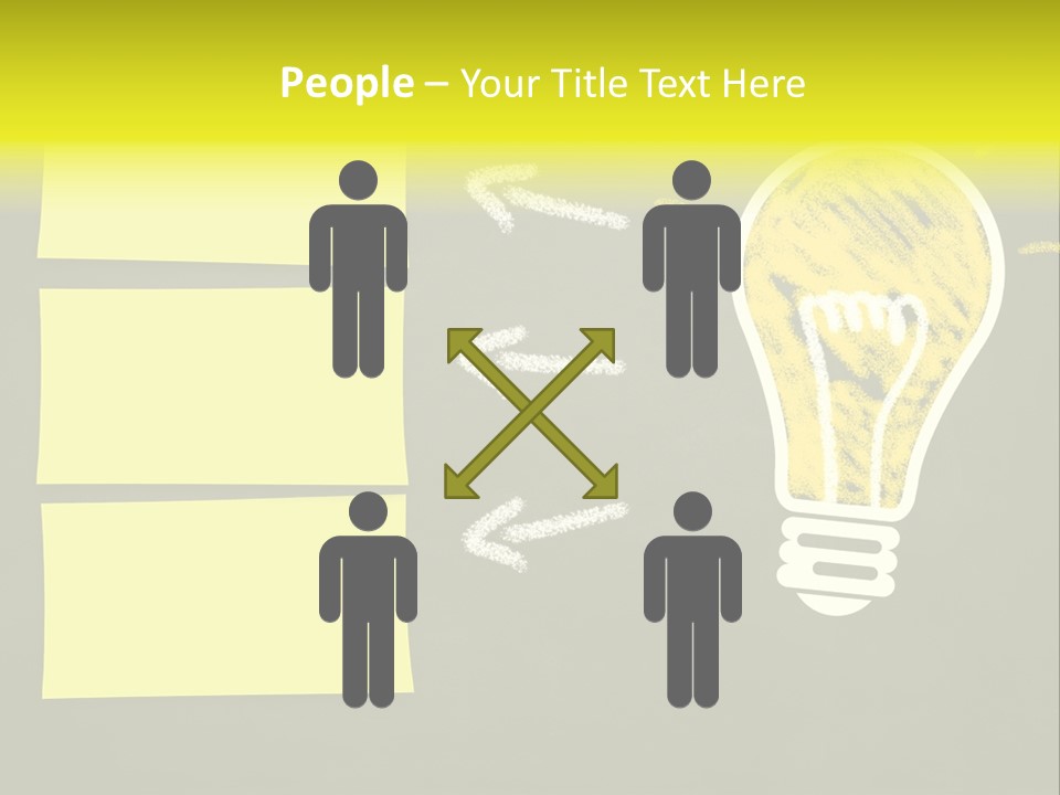 Three Creativity Lamp PowerPoint Template