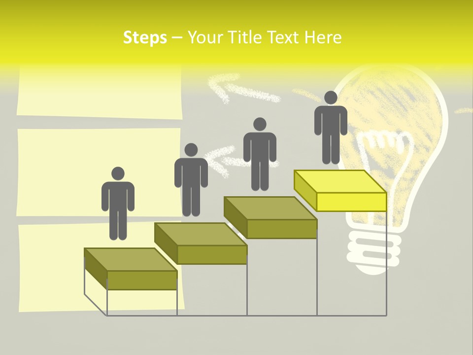 Three Creativity Lamp PowerPoint Template