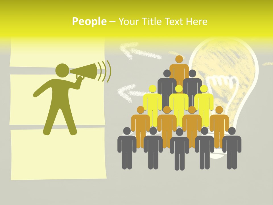 Three Creativity Lamp PowerPoint Template