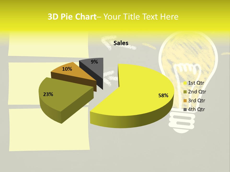 Three Creativity Lamp PowerPoint Template