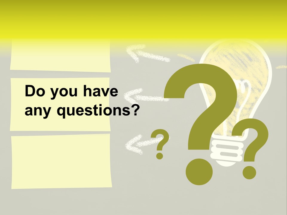 Three Creativity Lamp PowerPoint Template