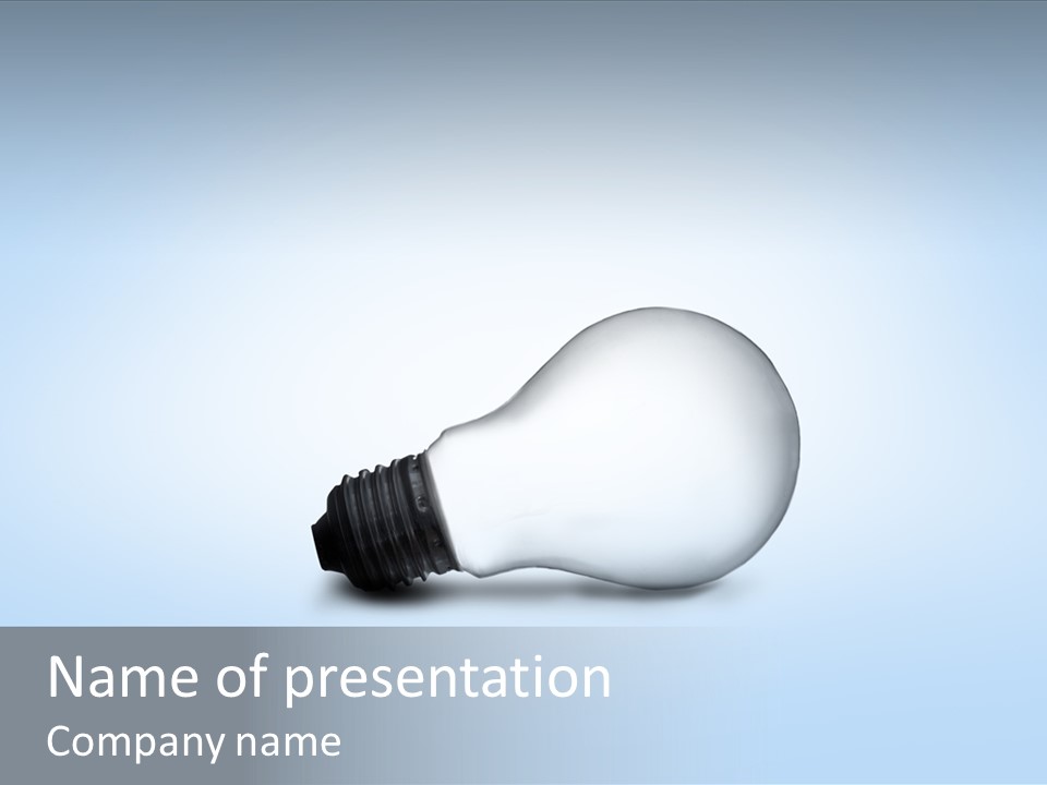 Idea Innovation Electrical PowerPoint Template