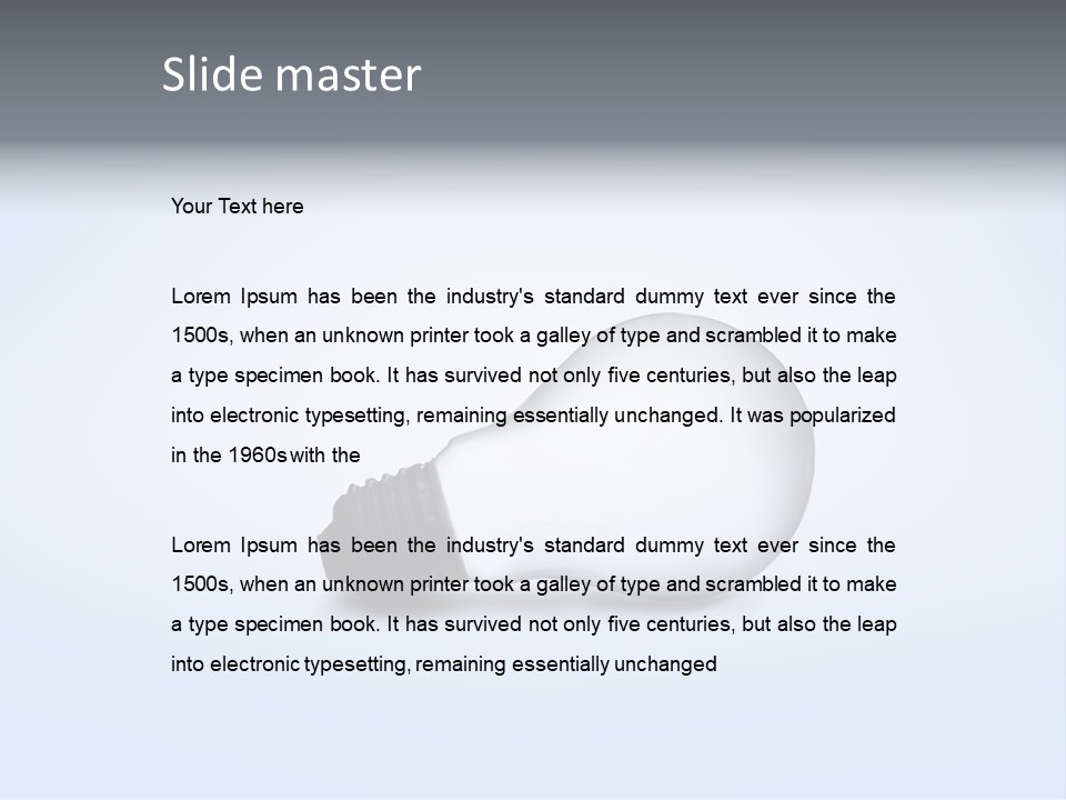 Idea Innovation Electrical PowerPoint Template