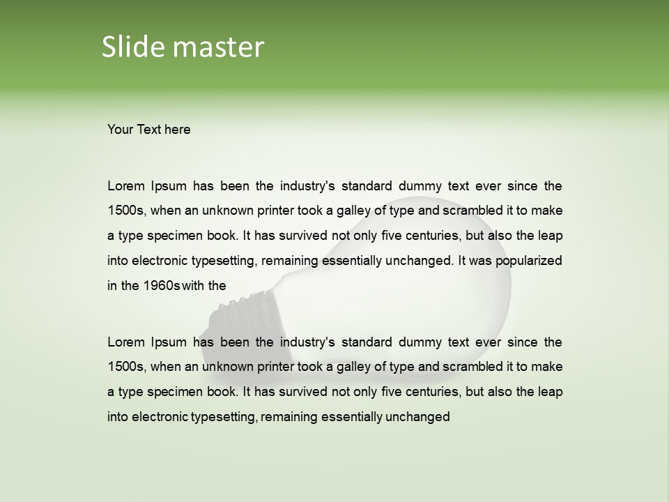Light Lying Digital PowerPoint Template
