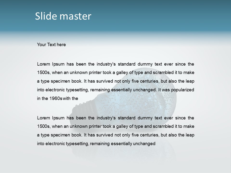 Innovation Fixture Screw PowerPoint Template