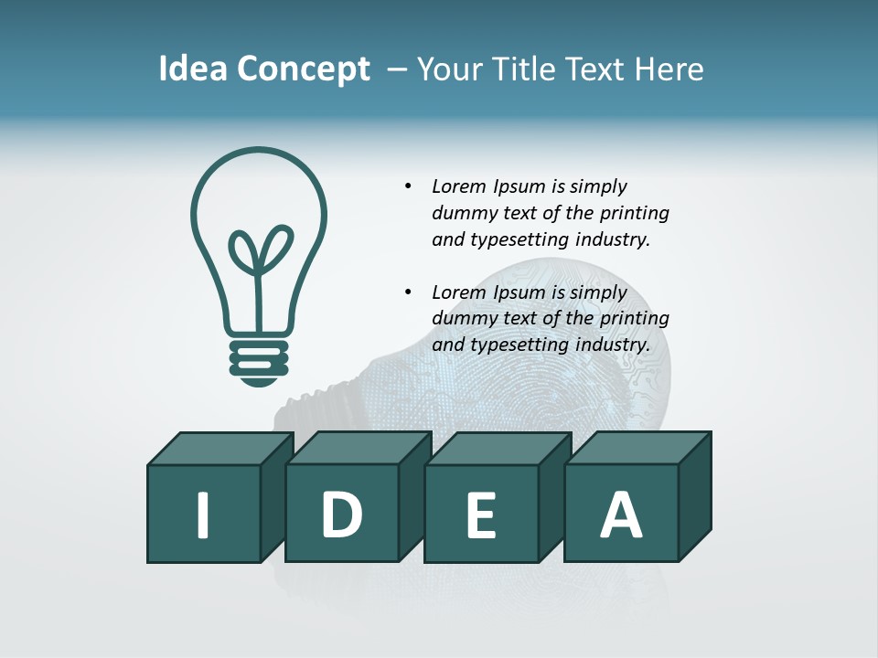 Innovation Fixture Screw PowerPoint Template