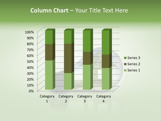 Renewable Energy Light Bulb Computer Graphic PowerPoint Template