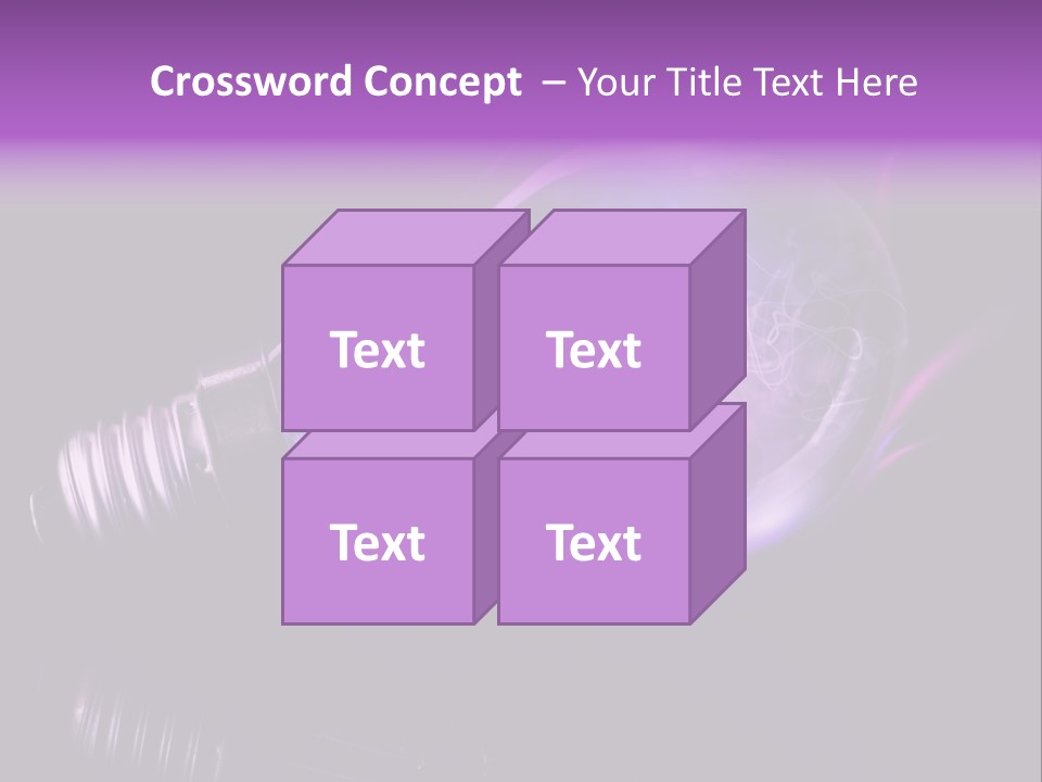 Bizarre Conceptual Glow PowerPoint Template