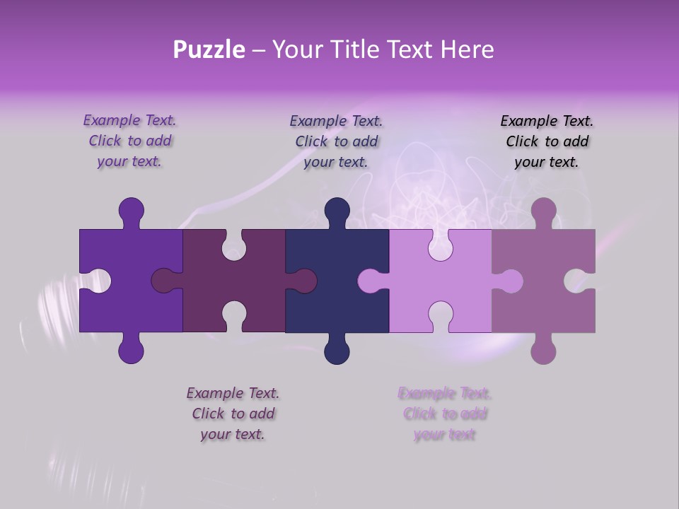 Bizarre Conceptual Glow PowerPoint Template