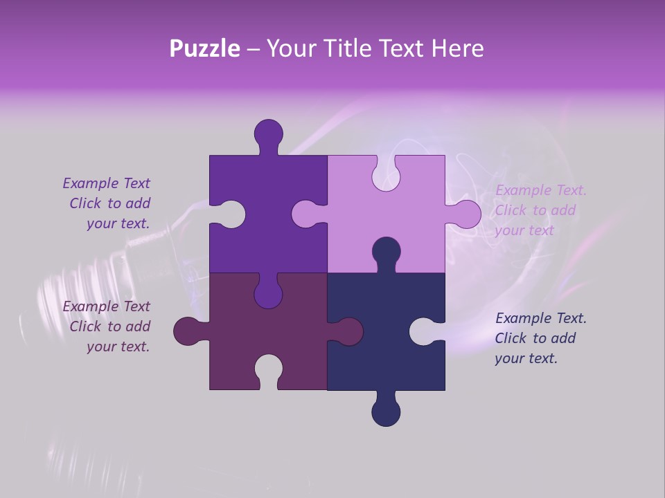 Bizarre Conceptual Glow PowerPoint Template