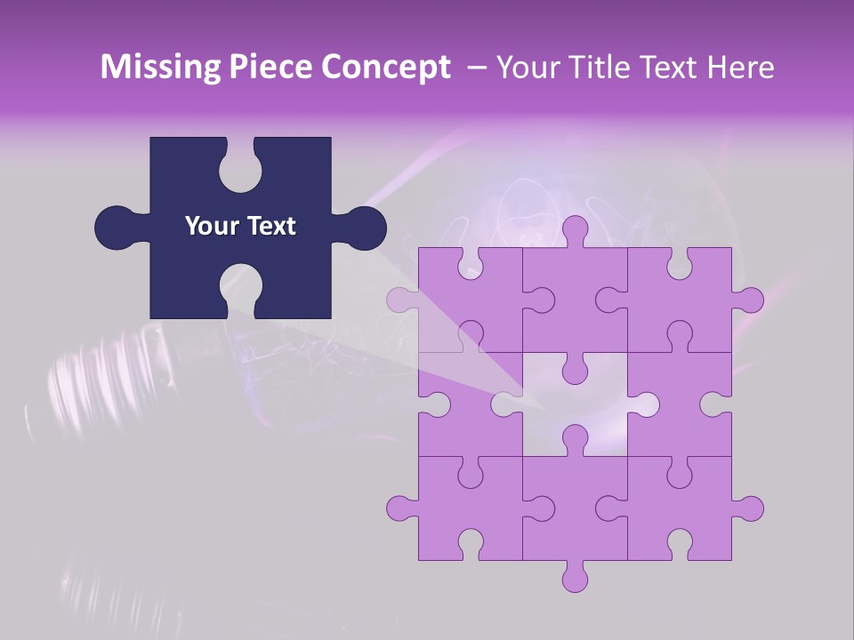 Bizarre Conceptual Glow PowerPoint Template