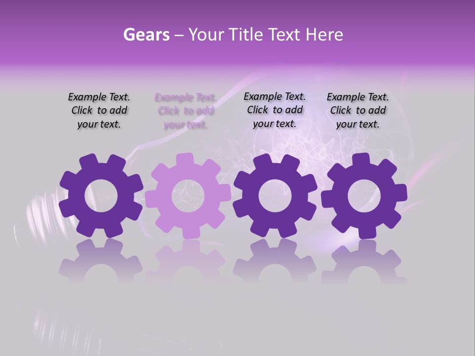 Bizarre Conceptual Glow PowerPoint Template