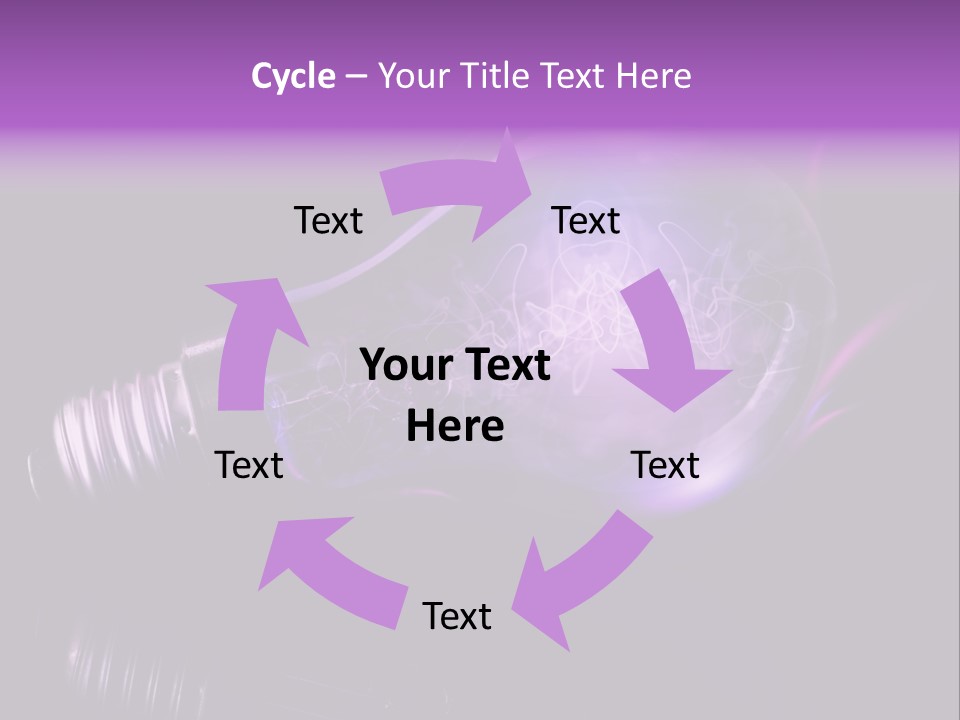 Bizarre Conceptual Glow PowerPoint Template