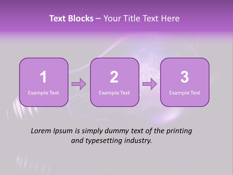 Bizarre Conceptual Glow PowerPoint Template