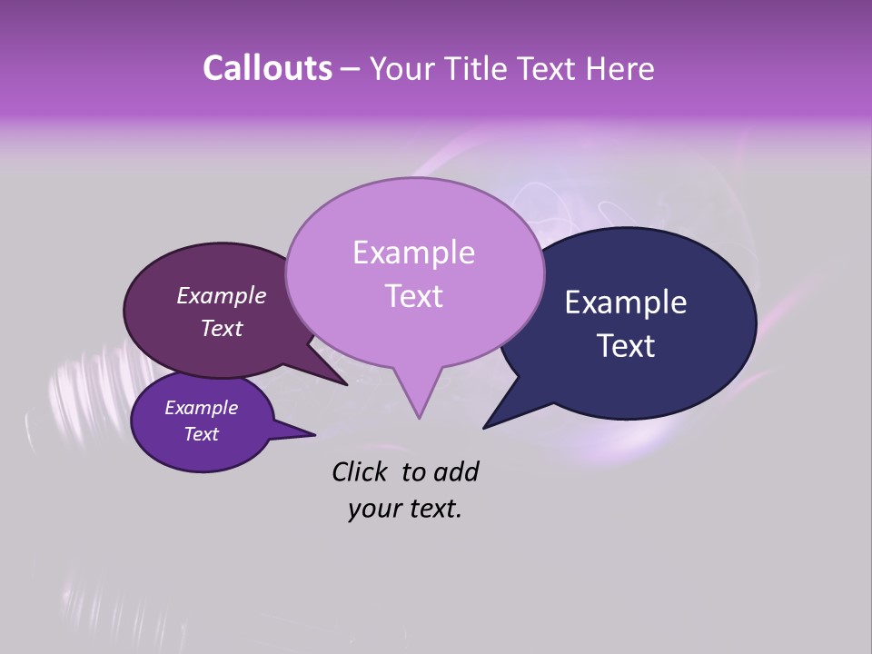 Bizarre Conceptual Glow PowerPoint Template