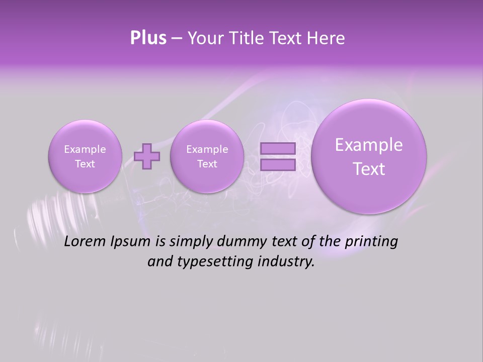 Bizarre Conceptual Glow PowerPoint Template