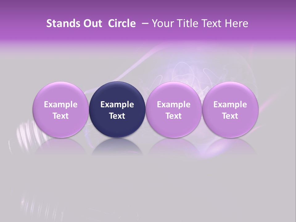 Bizarre Conceptual Glow PowerPoint Template