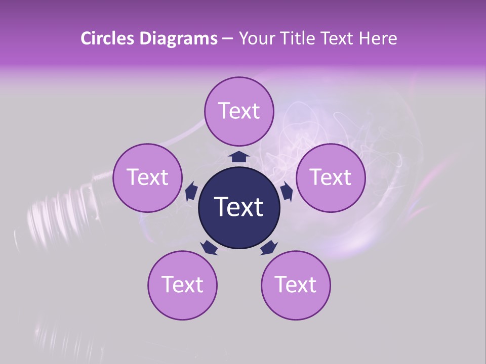 Bizarre Conceptual Glow PowerPoint Template