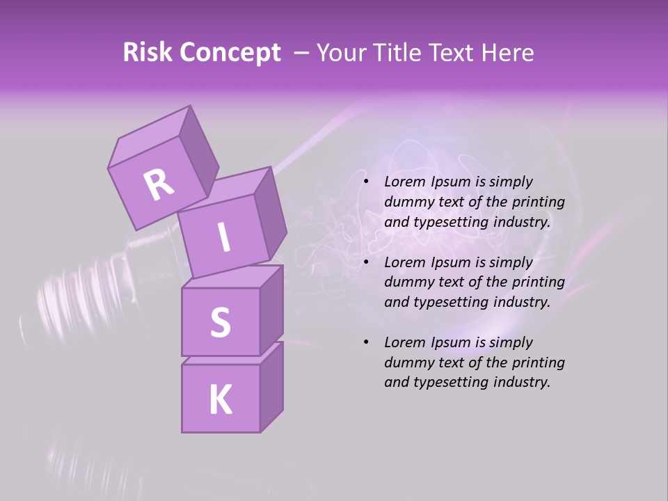 Bizarre Conceptual Glow PowerPoint Template