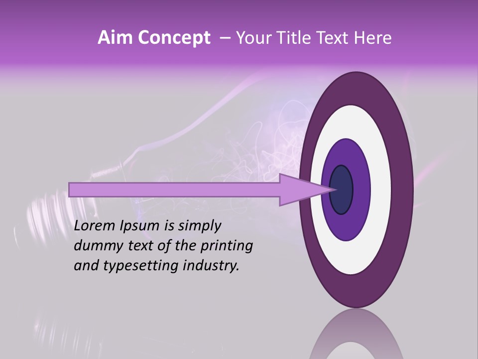 Bizarre Conceptual Glow PowerPoint Template