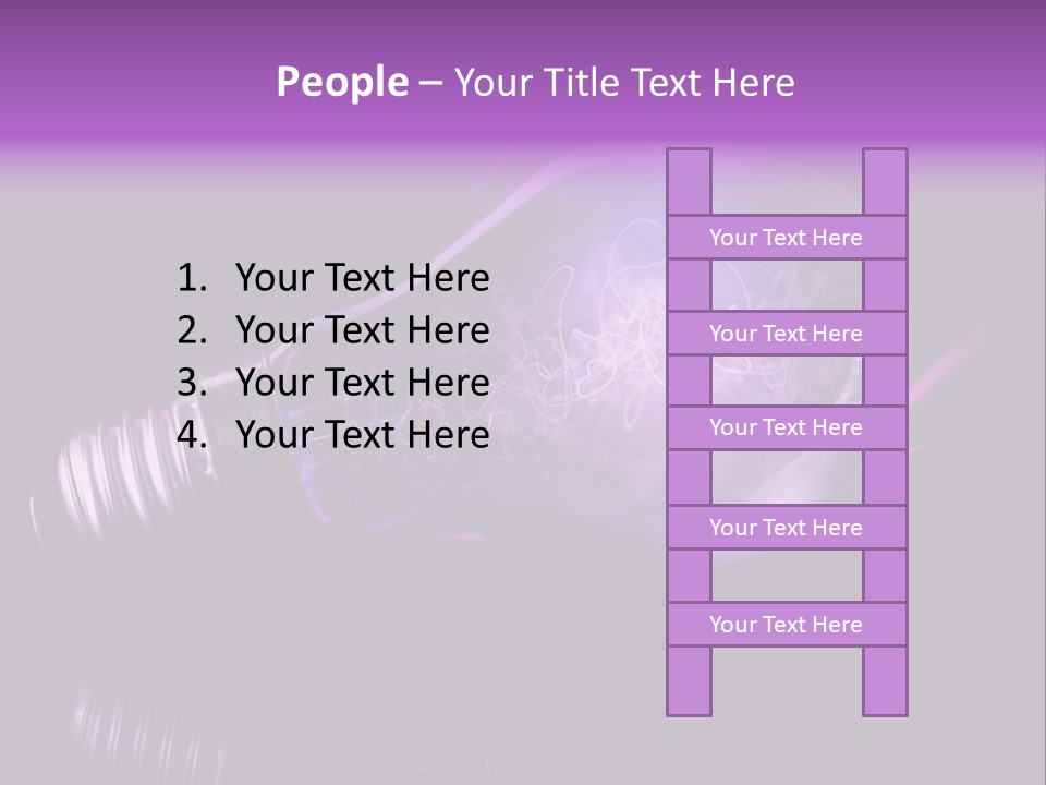 Bizarre Conceptual Glow PowerPoint Template