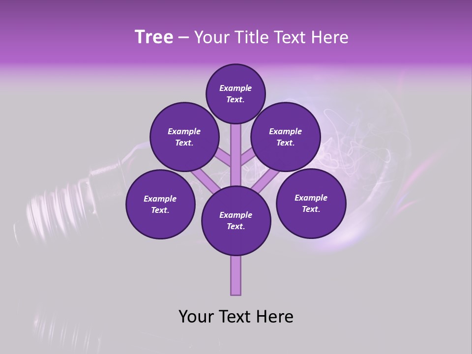 Bizarre Conceptual Glow PowerPoint Template