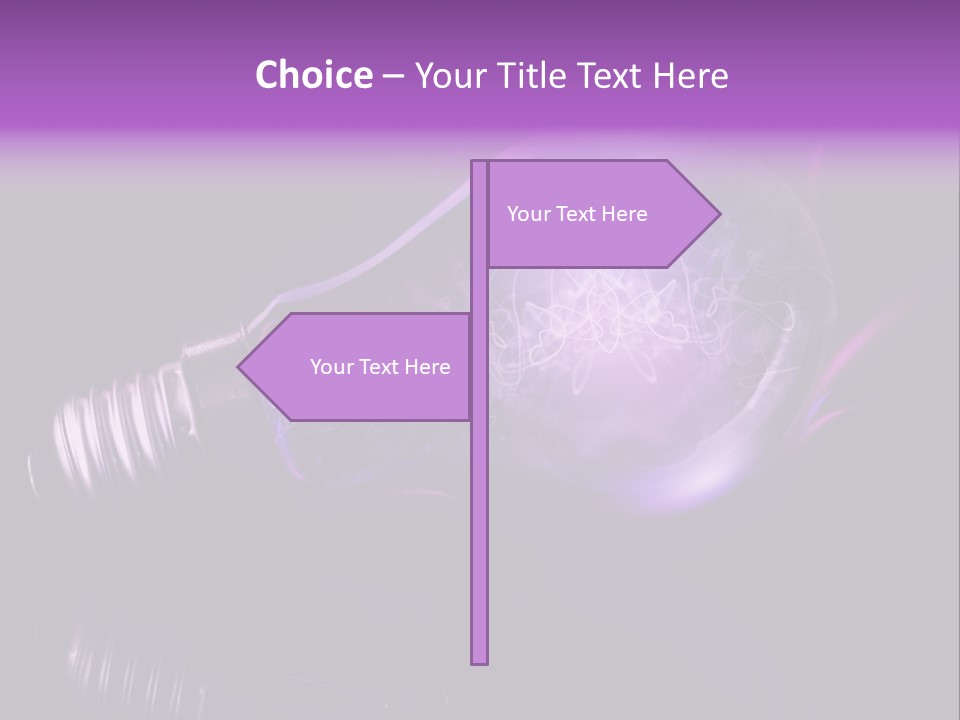 Bizarre Conceptual Glow PowerPoint Template