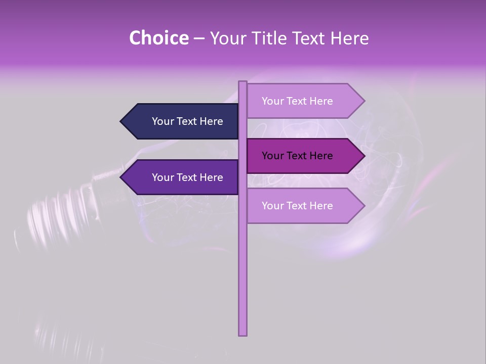 Bizarre Conceptual Glow PowerPoint Template