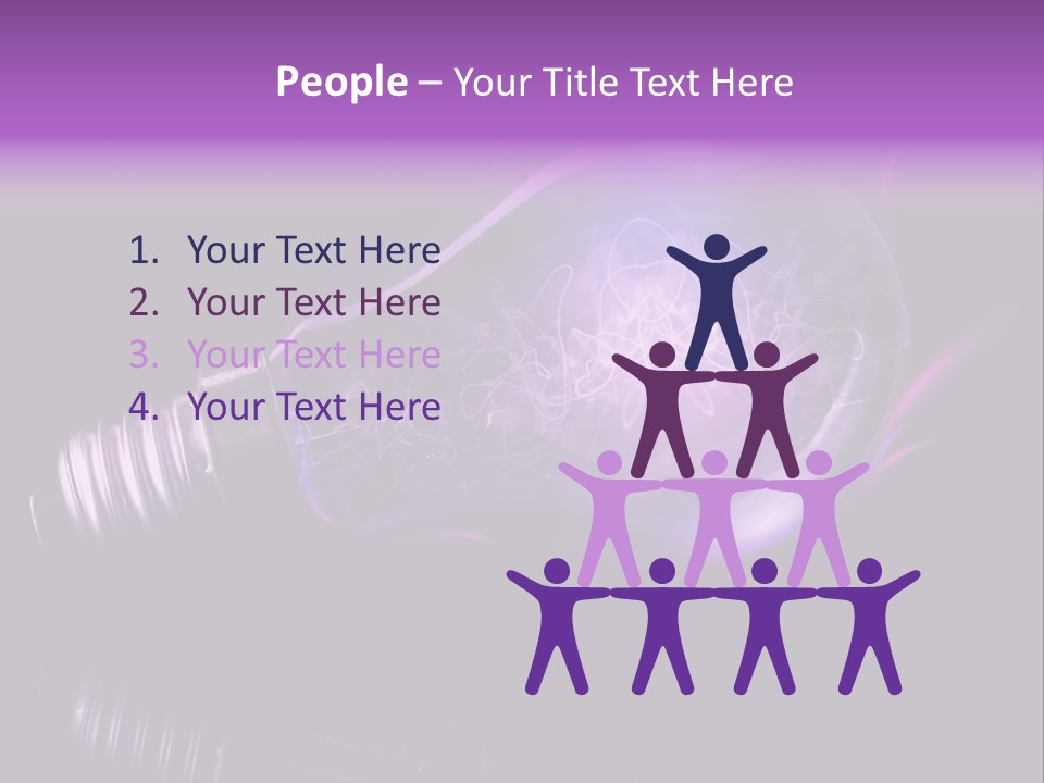 Bizarre Conceptual Glow PowerPoint Template