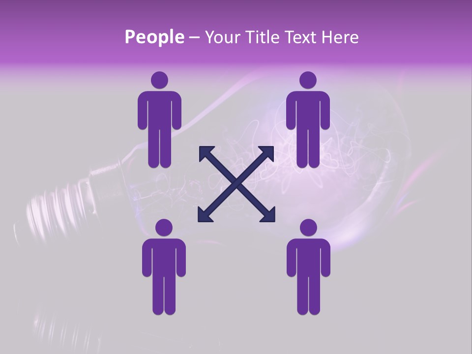 Bizarre Conceptual Glow PowerPoint Template
