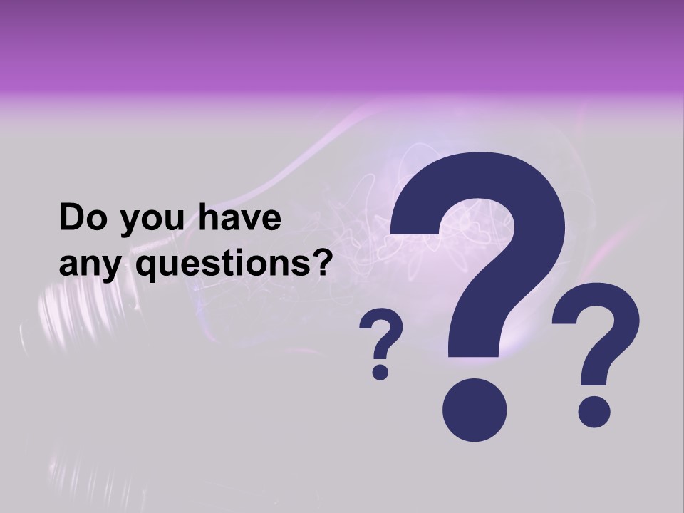 Bizarre Conceptual Glow PowerPoint Template