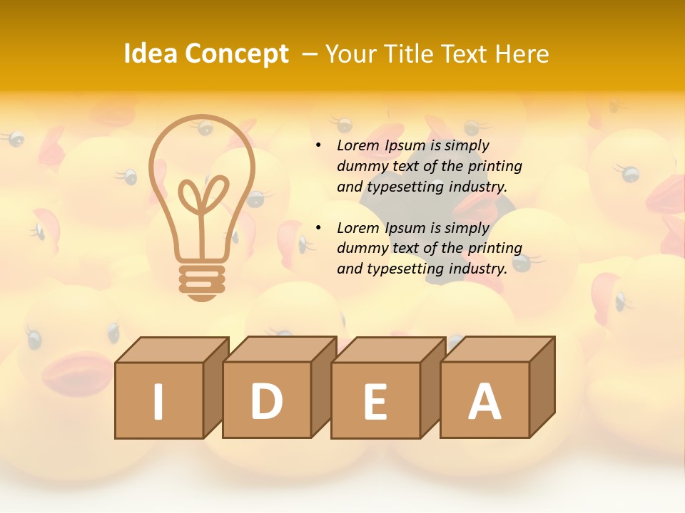 Union Organisation Individuality PowerPoint Template