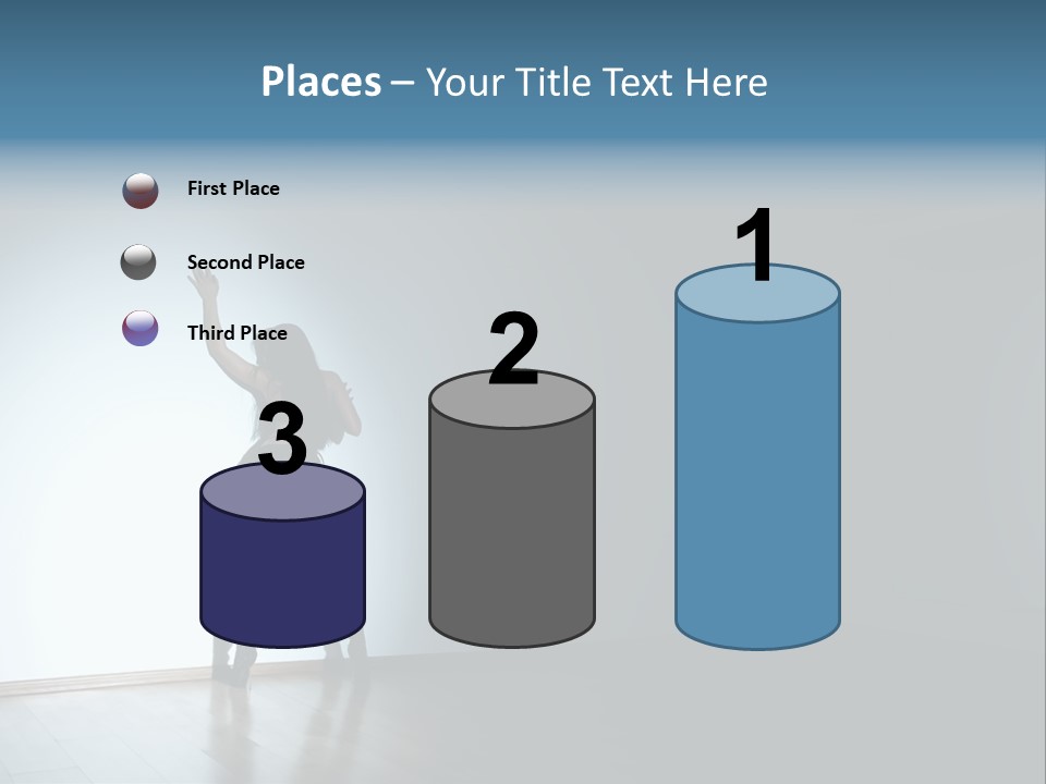 Brunette Figure Elegance PowerPoint Template