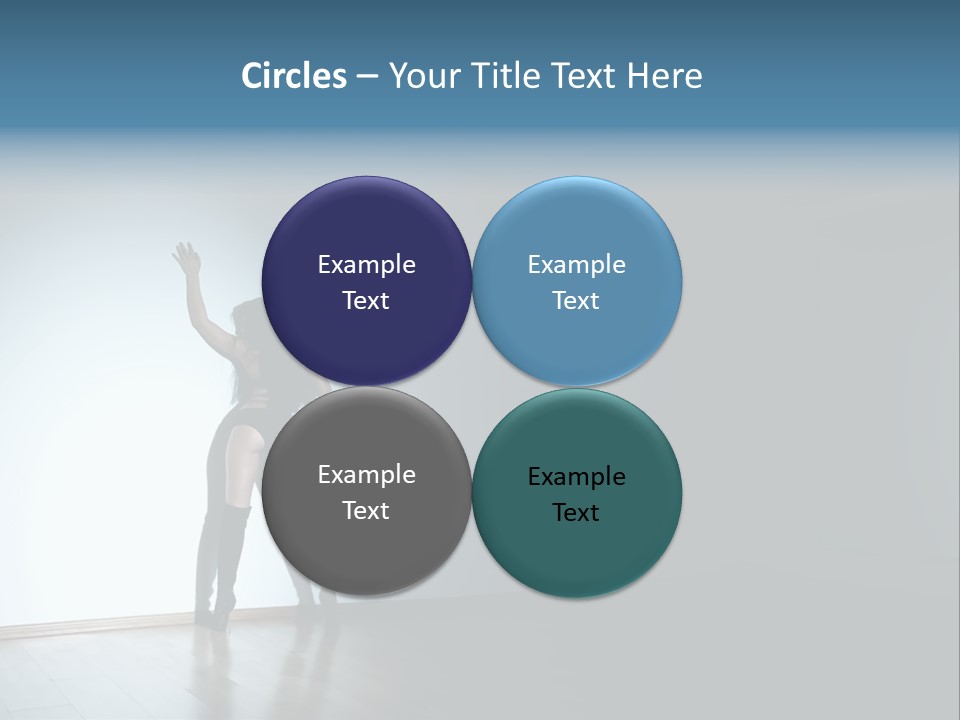 Brunette Figure Elegance PowerPoint Template