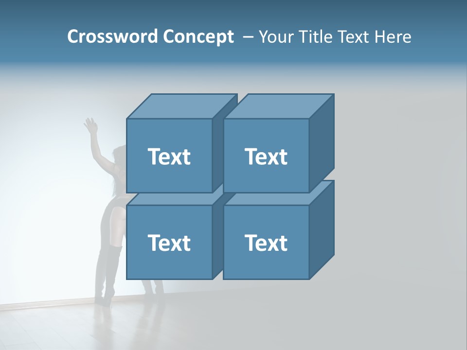 Brunette Figure Elegance PowerPoint Template