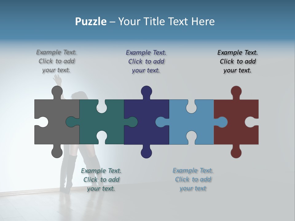 Brunette Figure Elegance PowerPoint Template