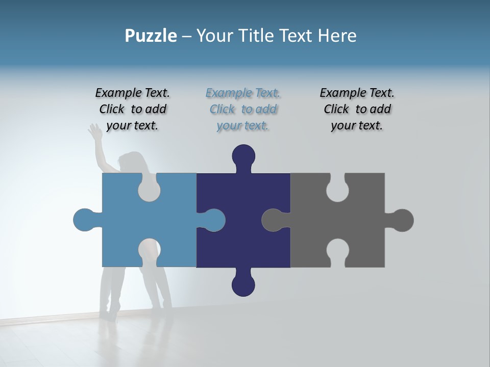 Brunette Figure Elegance PowerPoint Template