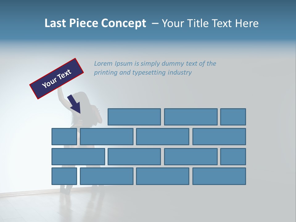 Brunette Figure Elegance PowerPoint Template