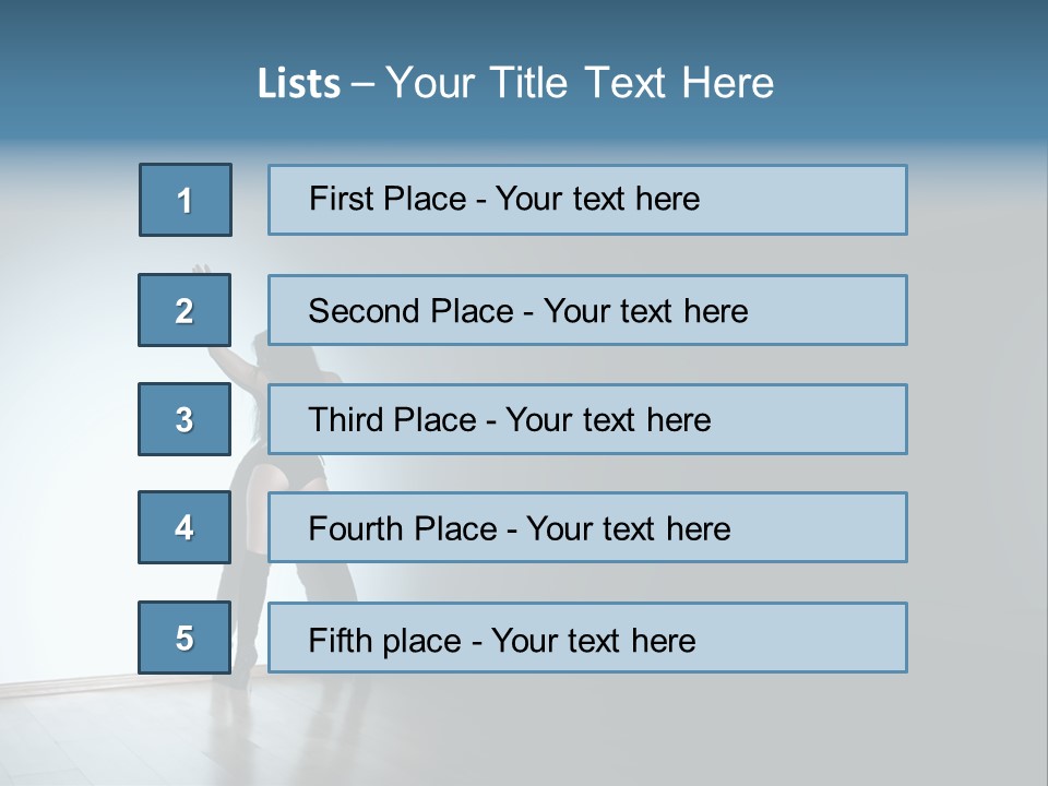 Brunette Figure Elegance PowerPoint Template