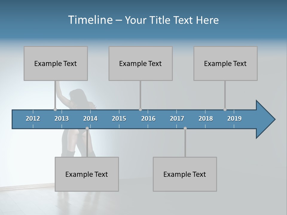 Brunette Figure Elegance PowerPoint Template